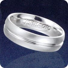 Verragio Classic Men's Platinum Ring